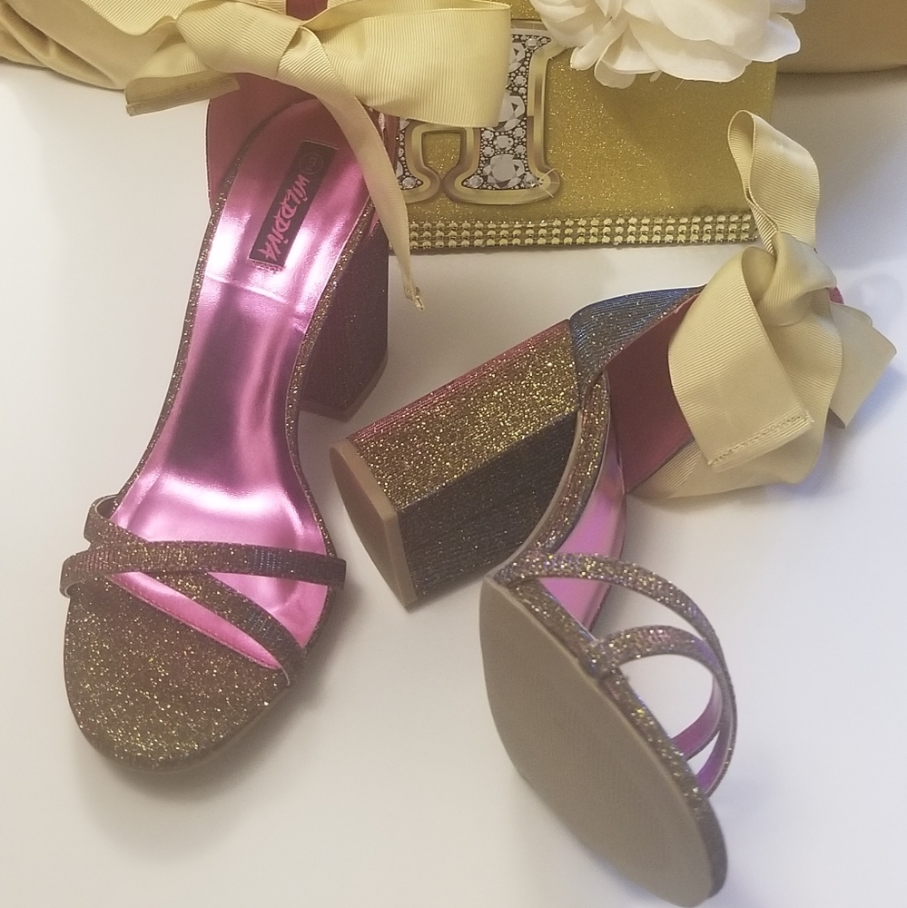 Gretel Glitter Gold - Picture 1 of 5